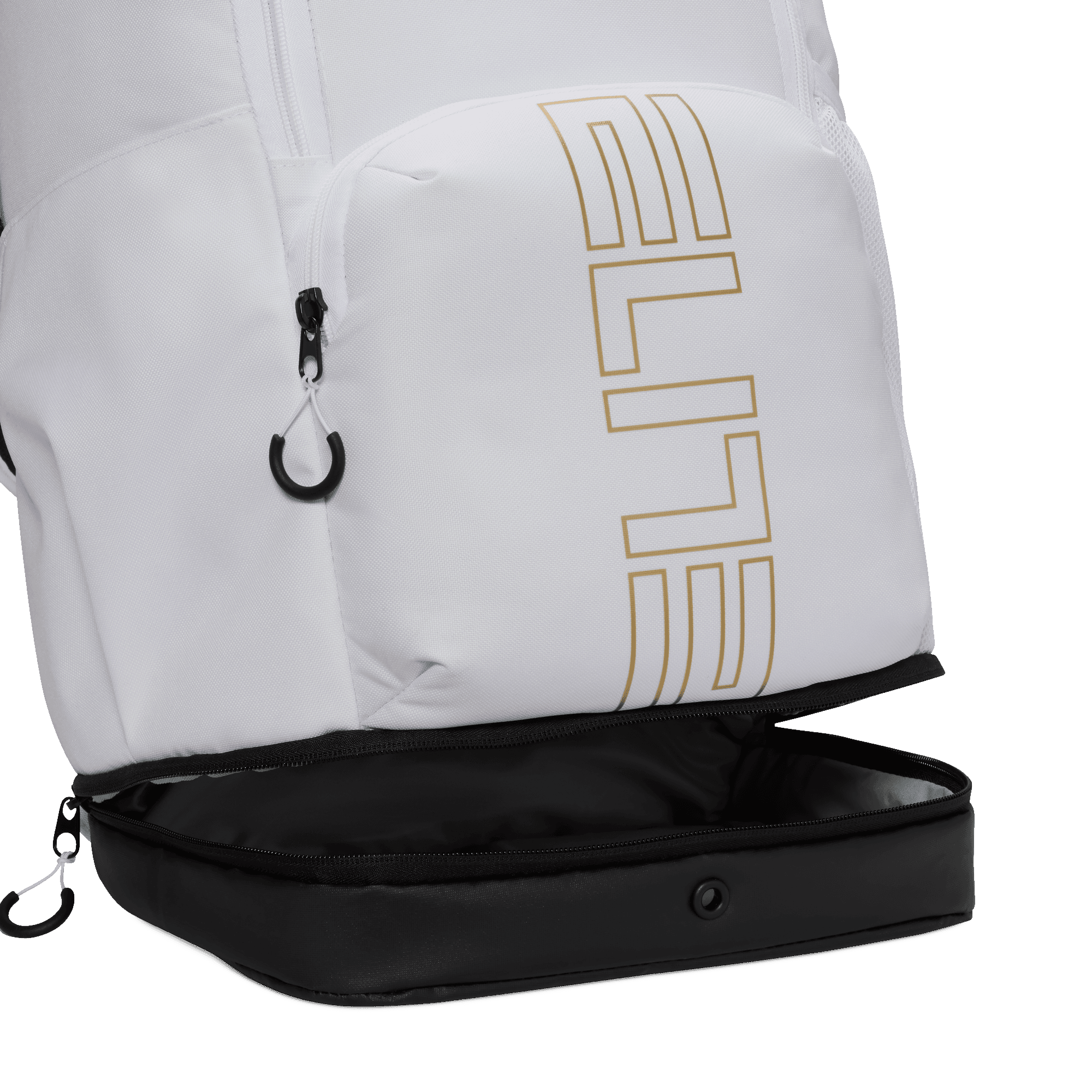 Nike Varsity Elite Backpack - Metallic Gold/White - Image 8