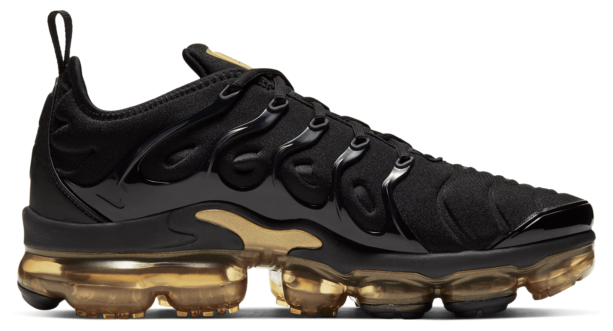 Nike Air Vapormax Plus - Black/Metallic Gold - Image 1