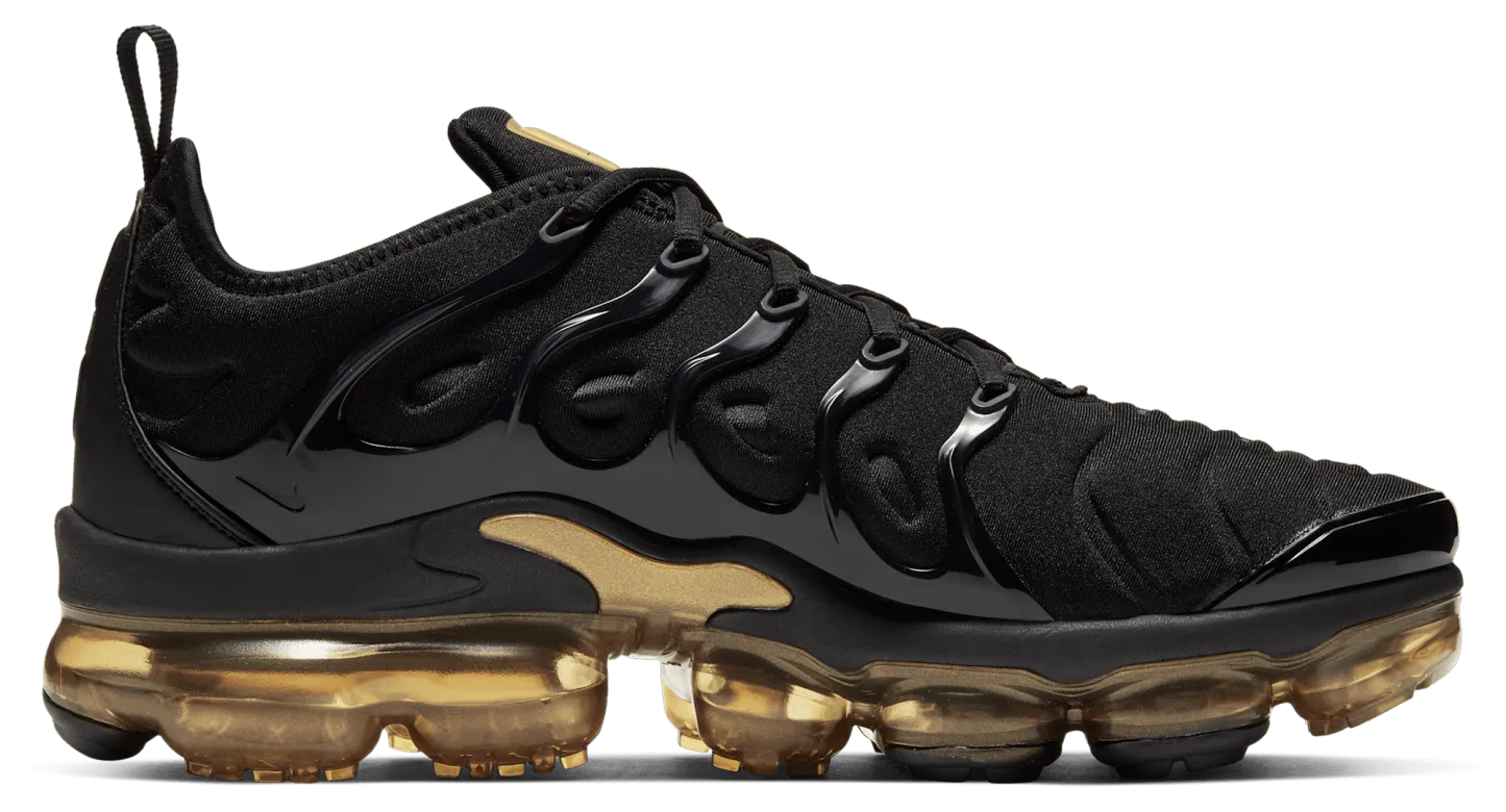 Nike Air Vapormax Plus - Black/Metallic Gold - Image 1