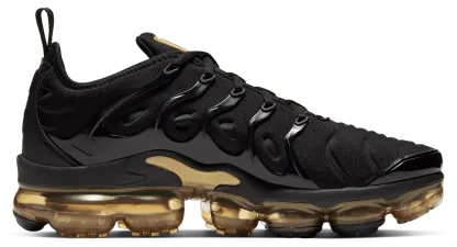 Nike Air Vapormax Plus - Black/Metallic Gold - Image 1