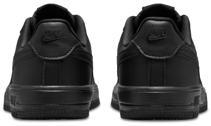 Nike Air Force 1 Low Lace 童款 - Black/Black - Image 3