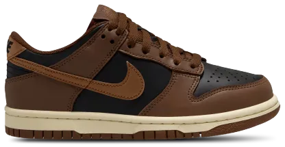 Nike Dunk Low 童款 - Black/British Tan - Image 1