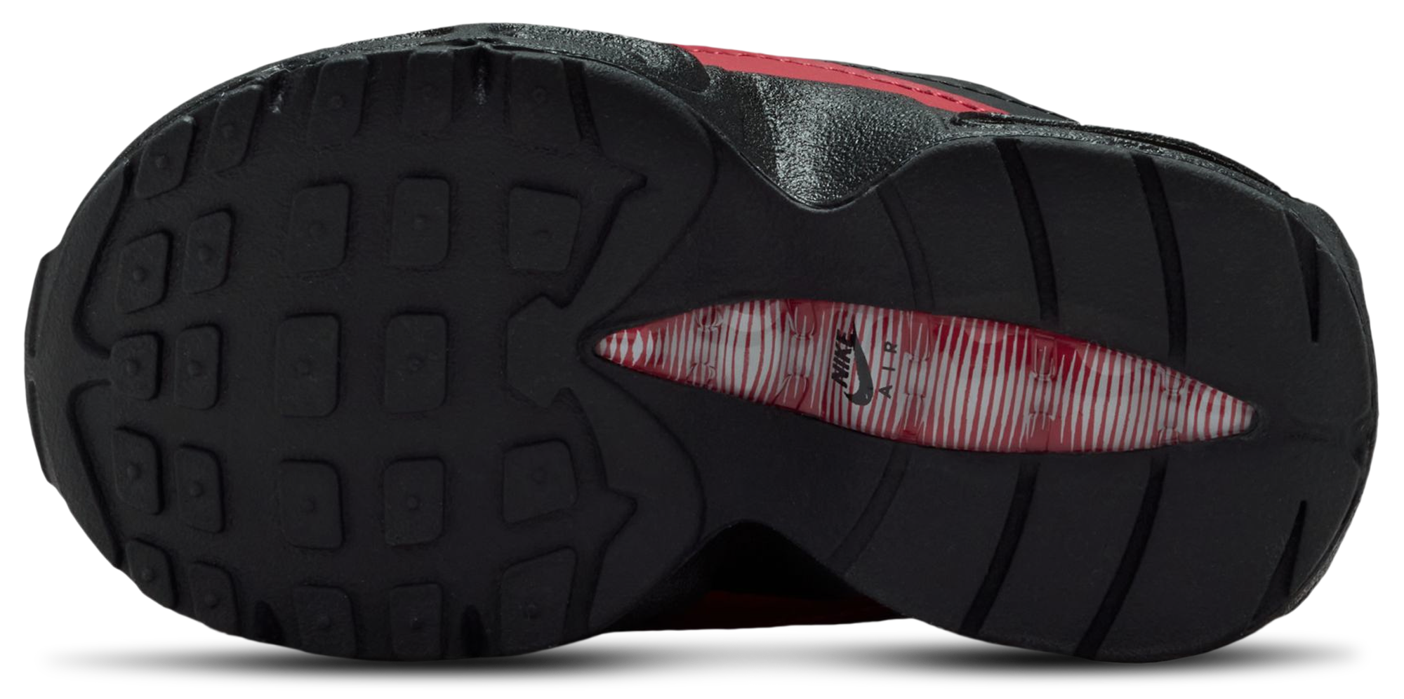 Nike Air Max 95 Recraft 童款 - Team Crimson/Wolf Grey/Black - Image 5