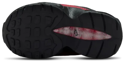Nike Air Max 95 Recraft 童款 - Team Crimson/Wolf Grey/Black - Image 5