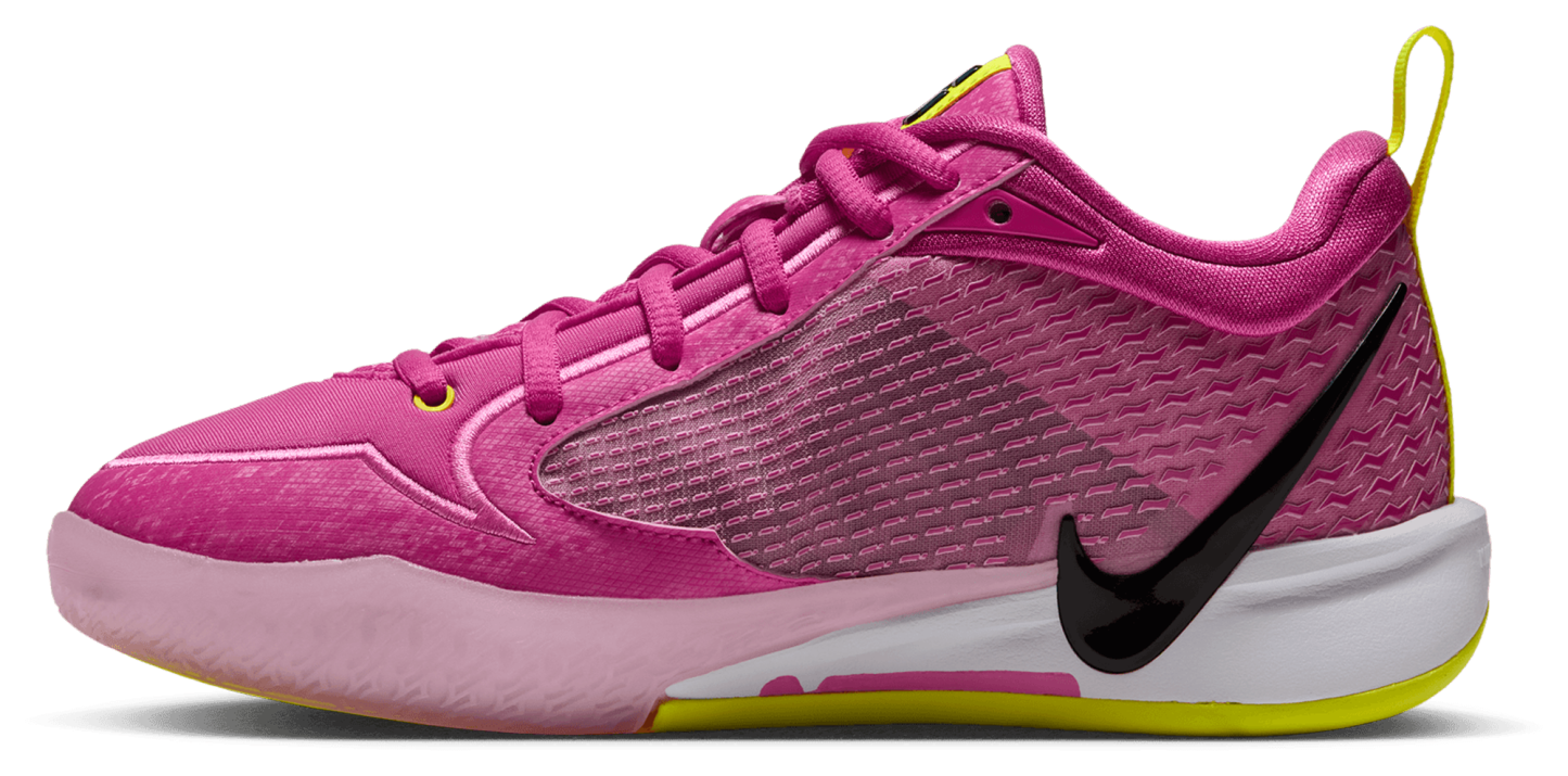 Nike Sabrina 4 童款 - Pink Rise/Lemon Venom/Desert Pink - Image 2
