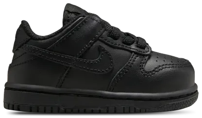 Nike Dunk Low 童款 - Black/Black - Image 1