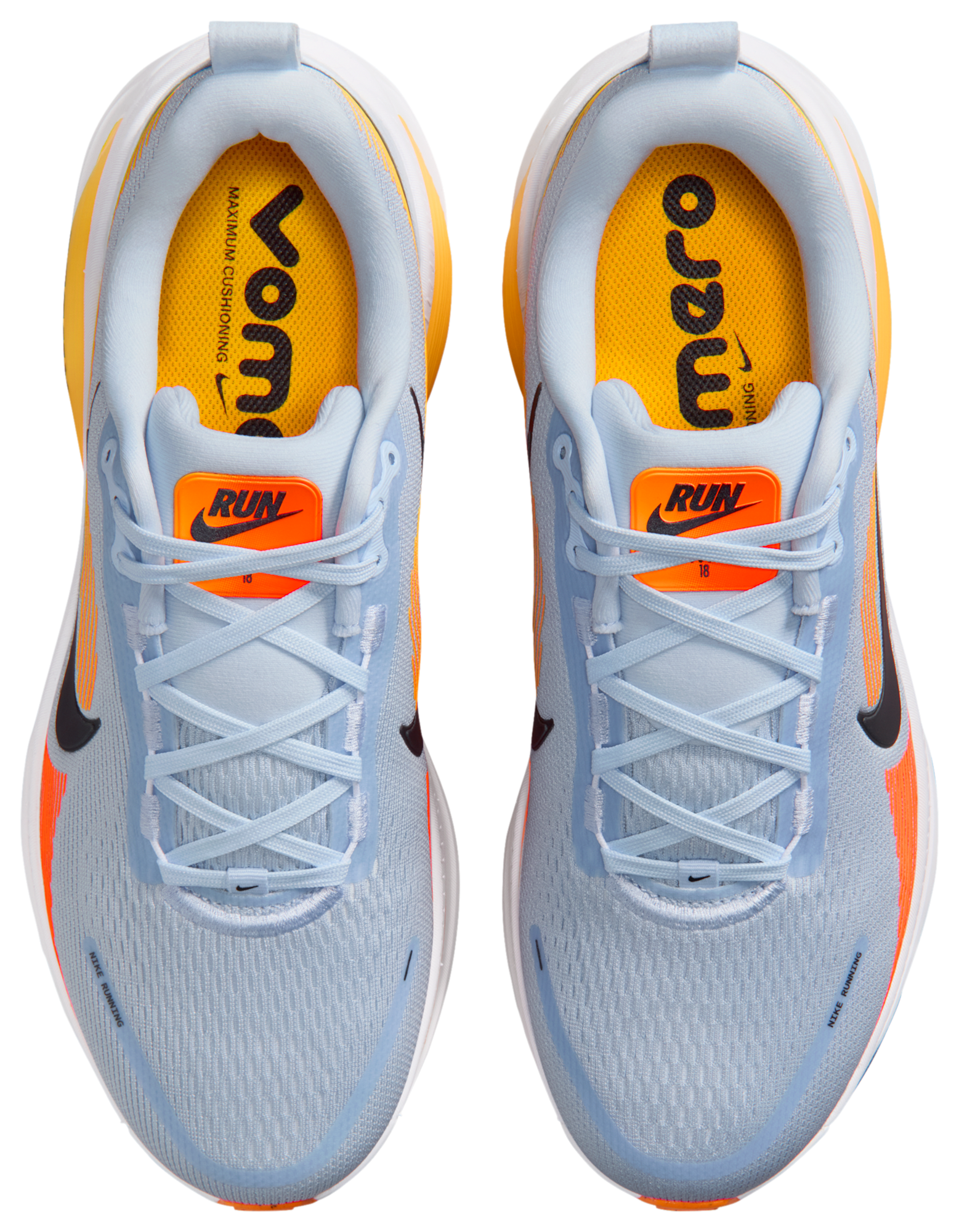Nike Vomero 18 - Blue/Black/Orange - Image 4
