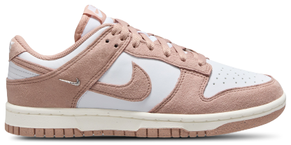 Nike Dunk Low - Particle Pink/White/Metallic Silver - Image 1