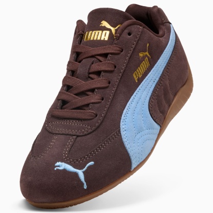 Speedcat OG Big Kids' Sneakers - Chocolate Brown-Team Light Blue - 6