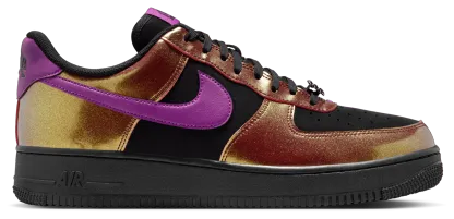 Nike Air Force 1 '07 LV8 - Gold/Black/Bold Berry - Image 1