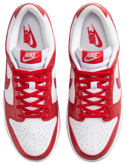 Nike Dunk Low - White/Red/Silver - Image 4