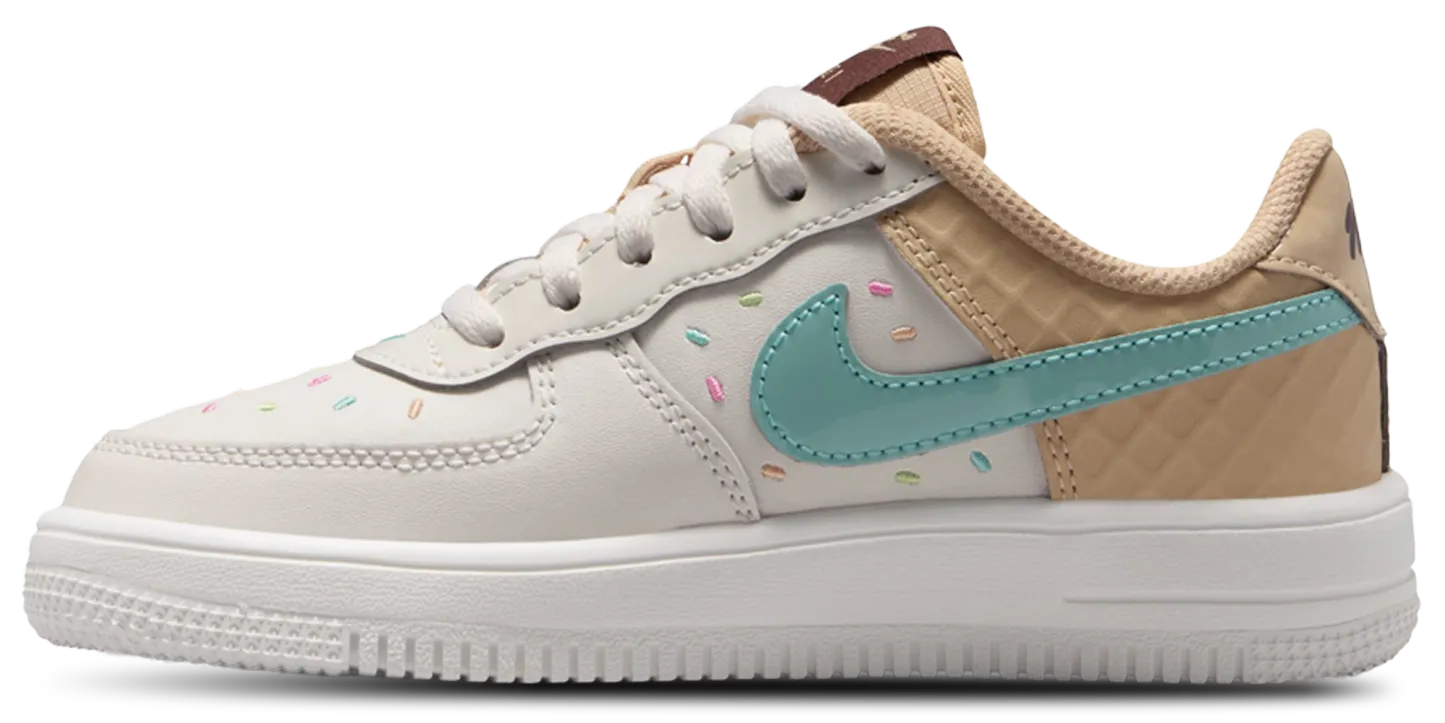 Nike Air Force 1 Low 童款 - Multi/White - Image 2