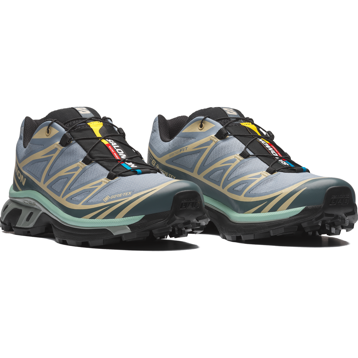 Salomon XT-6 GORE-TEX - Tradewinds / Stormy Weather / Bog - View 3