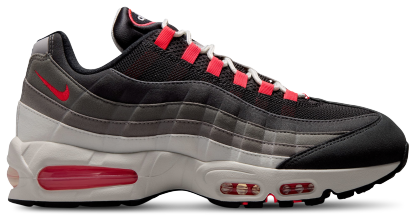 Nike Air Max 95 Big Bubble Premium - Gray/Red/Silver - Image 1