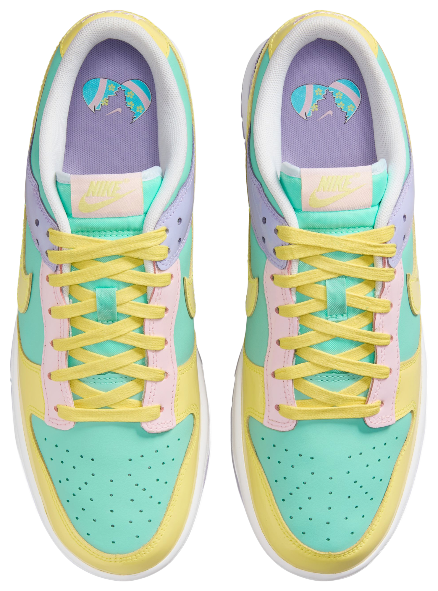 Nike Dunk Low Retro - Emerald Rise/Yellow Pulse/Hydrangeas - Image 4