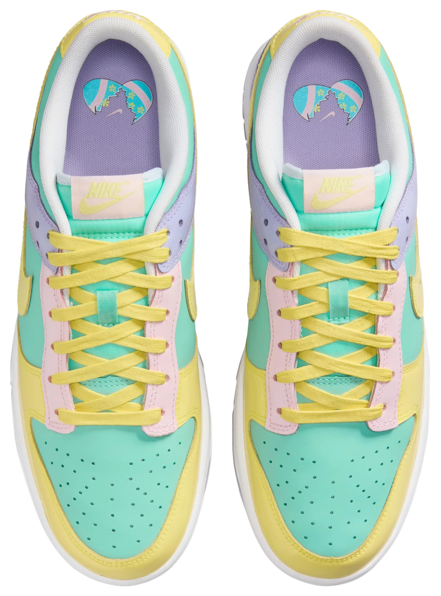 Nike Dunk Low Retro - Emerald Rise/Yellow Pulse/Hydrangeas - Image 4