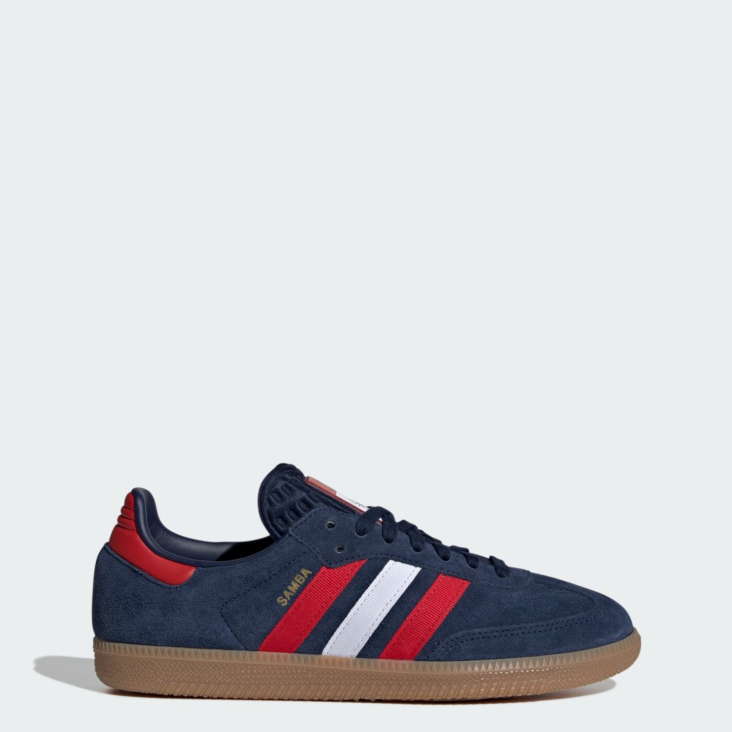 adidas Samba OG Shoes - Night Indigo / Better Scarlet / Cloud White - View 1
