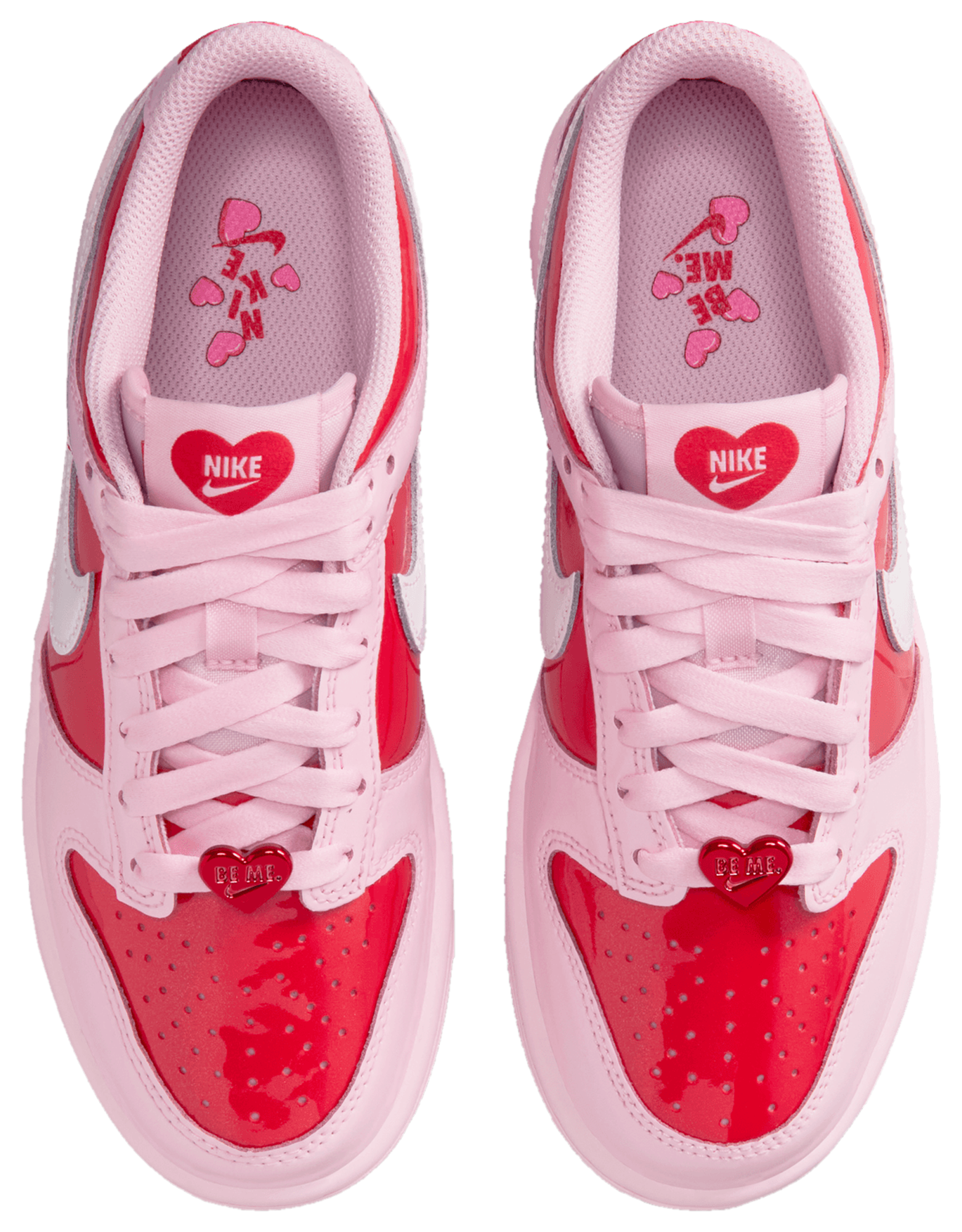 Nike Dunk Low Valentine's Day 童款 - Red/Pink Foam/Summit White - Image 4
