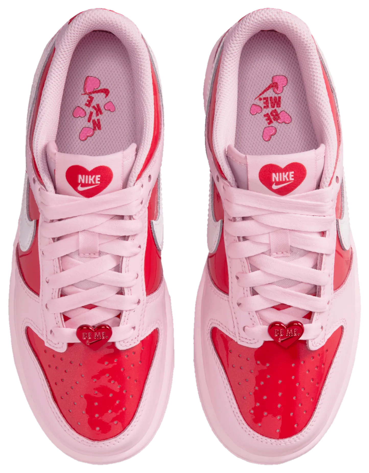 Nike Dunk Low Valentine's Day 童款 - Red/Pink Foam/Summit White - Image 4