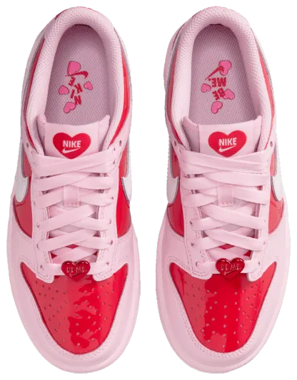 Nike Dunk Low Valentine's Day 童款 - Red/Pink Foam/Summit White - Image 4