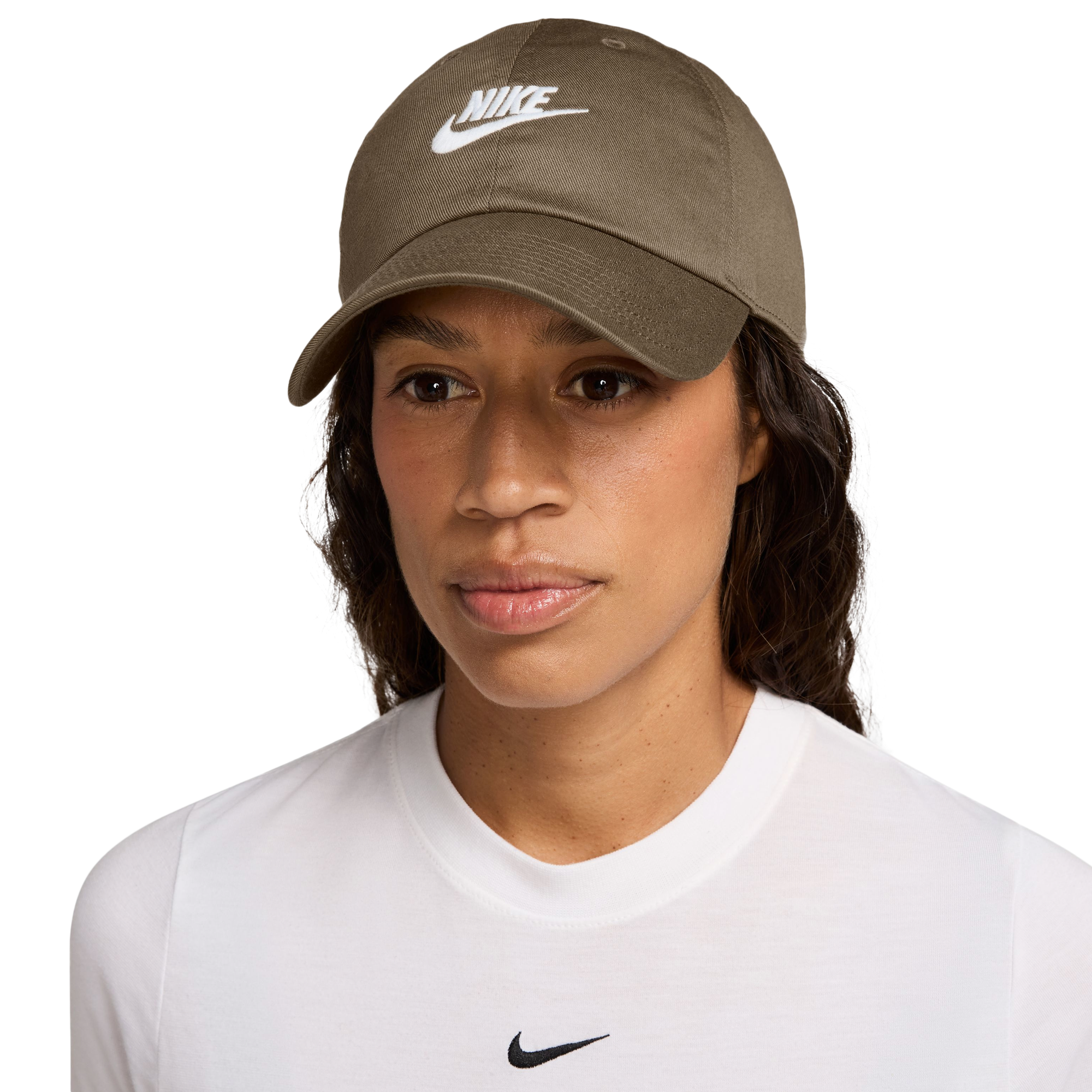 Nike Club H86 Adjustable Cap - Brown/White - Image 1
