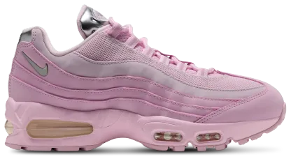 Nike Air Max 95 Chrome - Pink Foam/Metallic Silver - Image 1