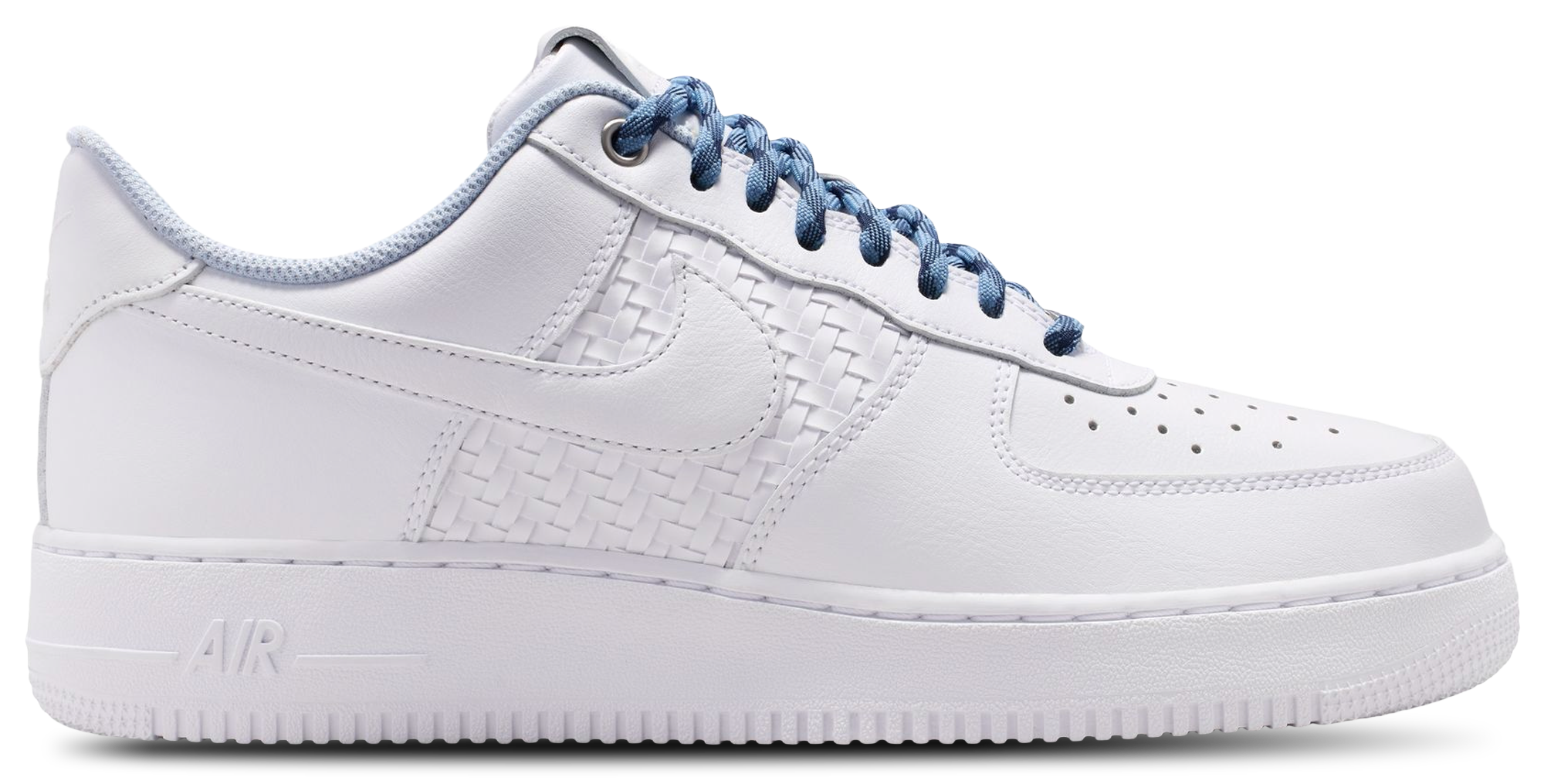 Nike Air Force 1 07 LV8 ESS+ CN - Metallic Silver/Hydrogen Blue/White - Image 1