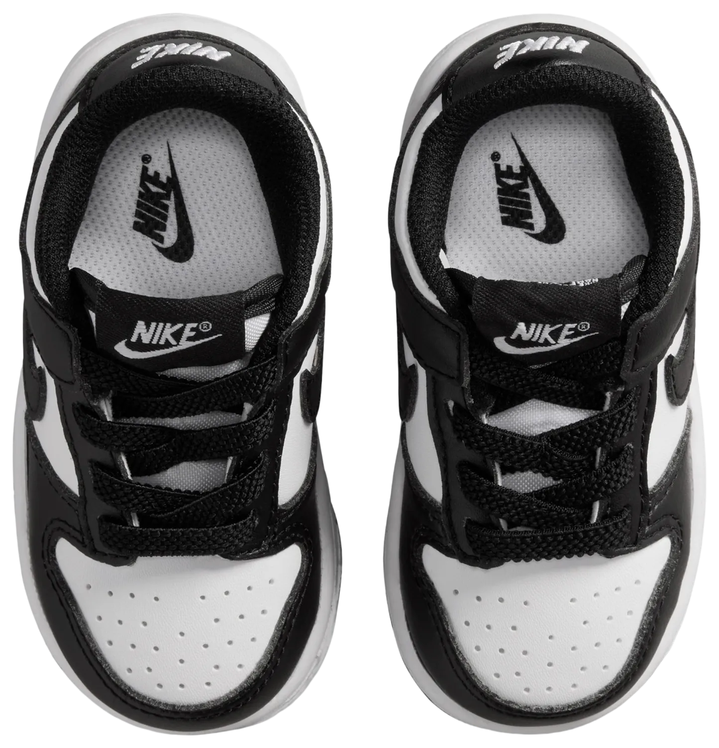 Nike Dunk Low 童款 - White/Black/White - Image 4