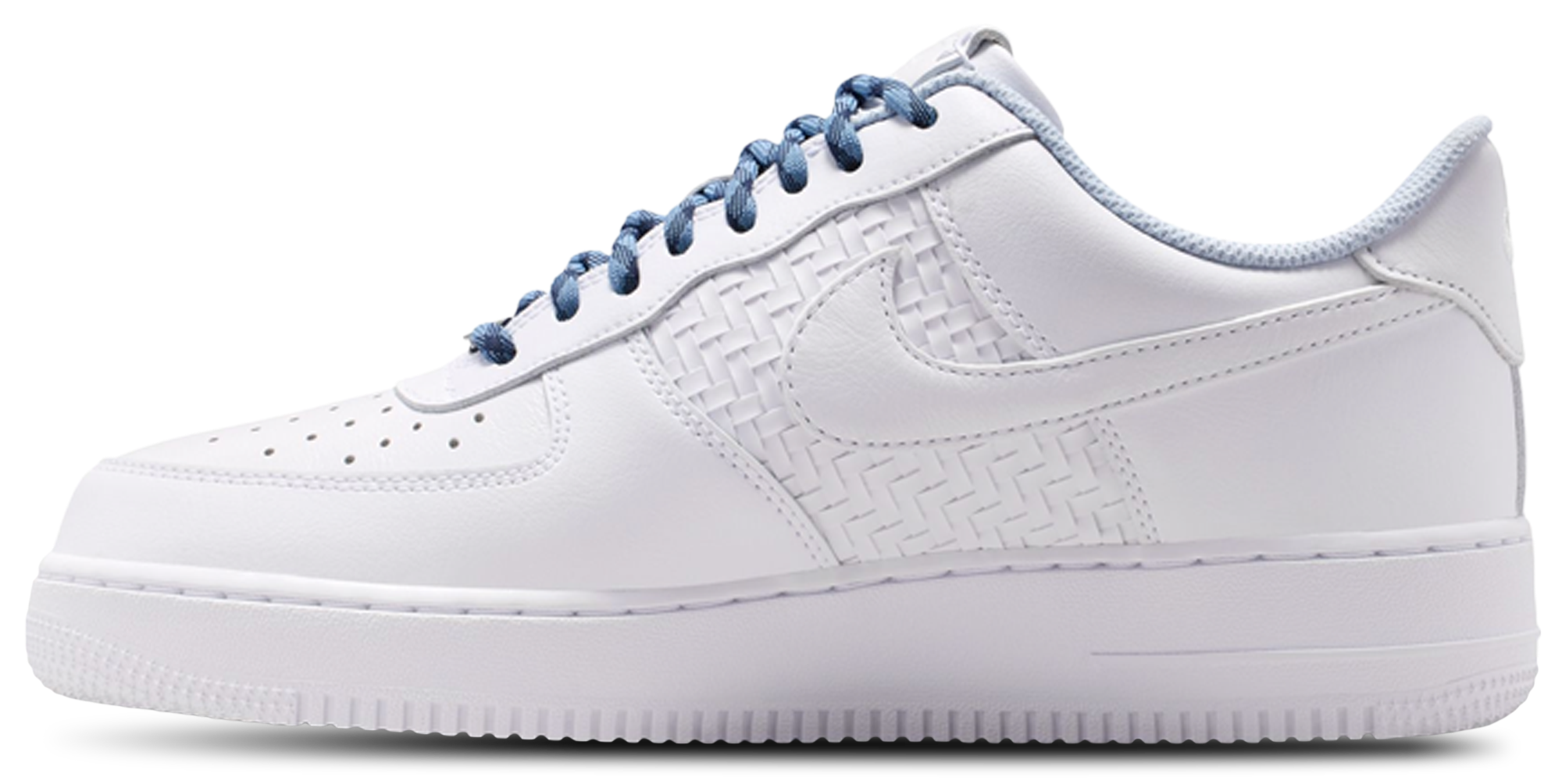 Nike Air Force 1 07 LV8 ESS+ CN - Metallic Silver/Hydrogen Blue/White - Image 2