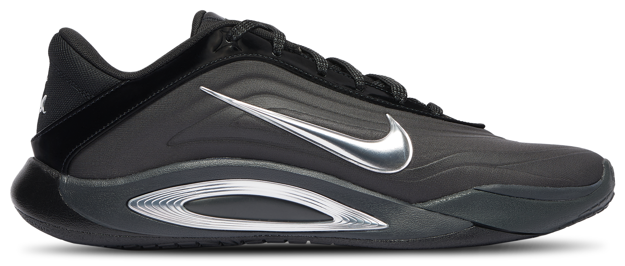 Nike A'One - Black/Metallic Silver/Dark Smoke Grey - Image 1