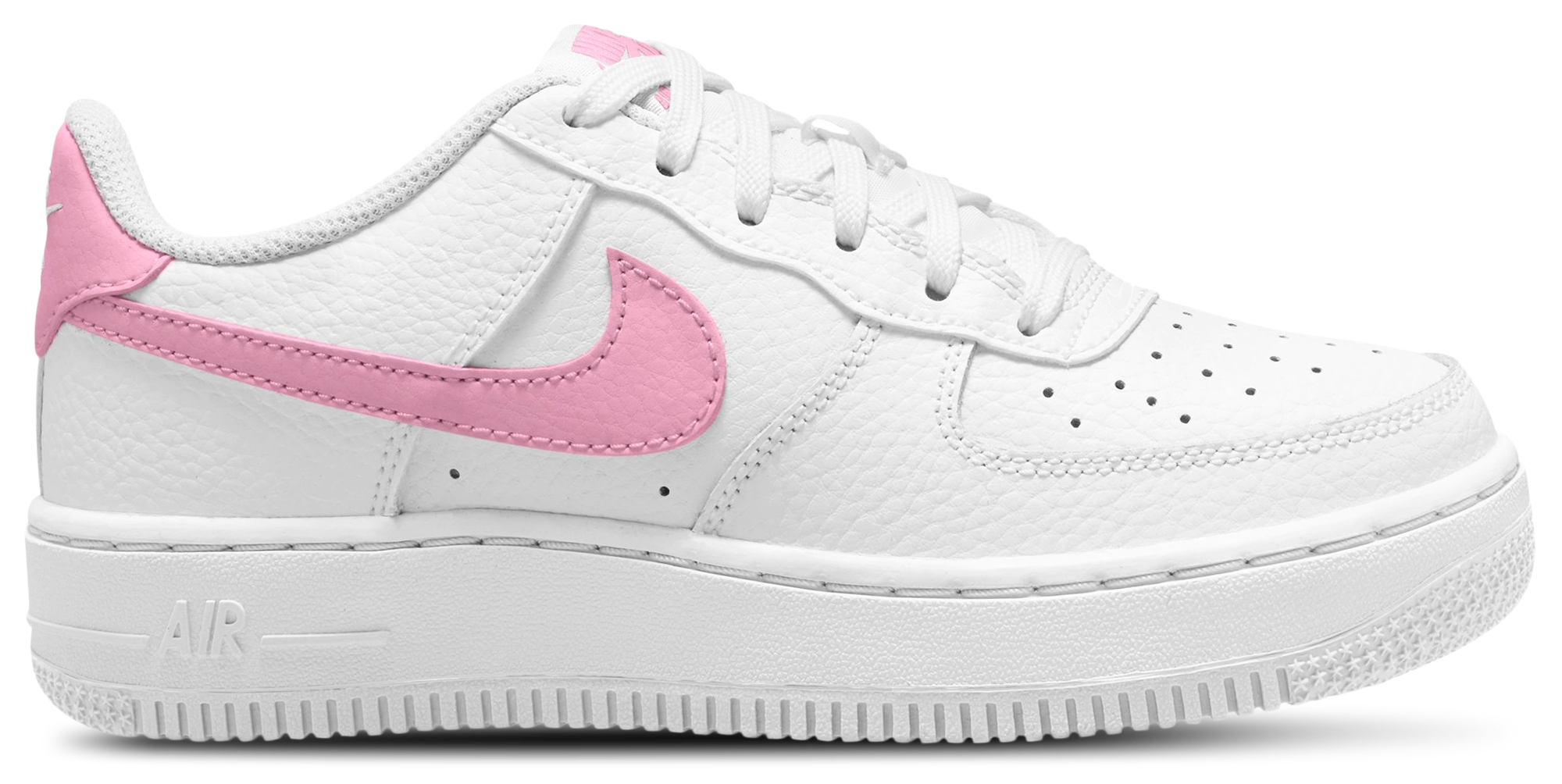 Nike Air Force 1 童款 - White/Pink - Image 1