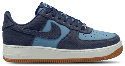 Nike Air Force 1 '07 LV8 - Summit White/Navy/Worn Blue - Image 1