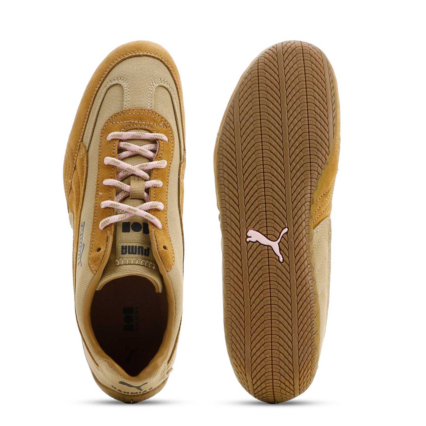 PUMA x NAHMIAS Speedcat Sneakers - Coffee Milk-Aged Copper-Pearl Pink - 6