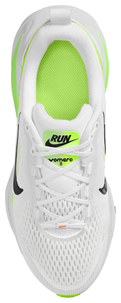 Nike Vomero 18 童款 - White/Volt/Black - Image 3