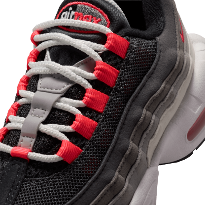 Nike Air Max 95 童款 - Anthracite/Solar Red - Image 7