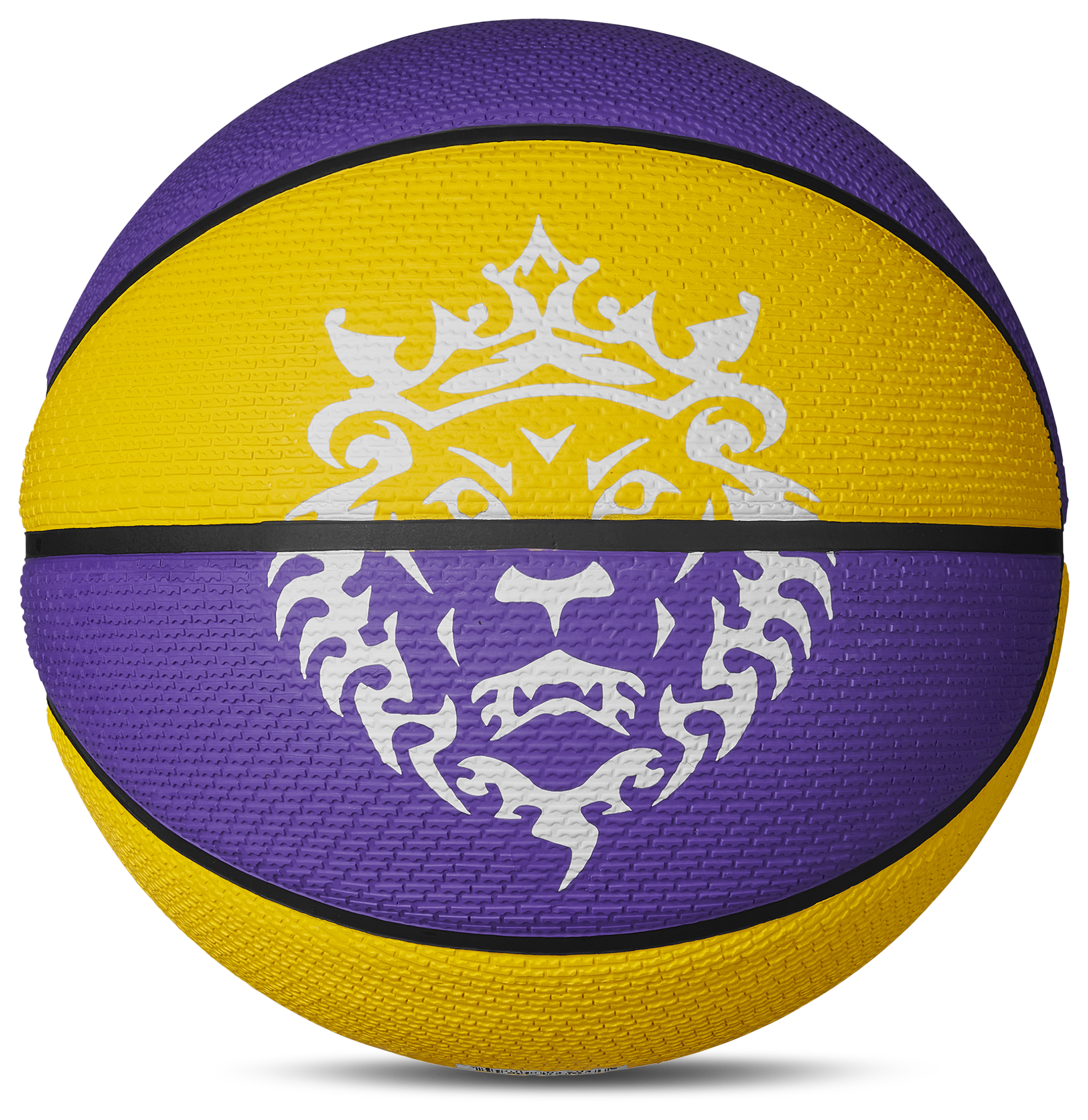 Nike Lebron Playground Basketball - Court Purple/Amarillo/Black - Image 2