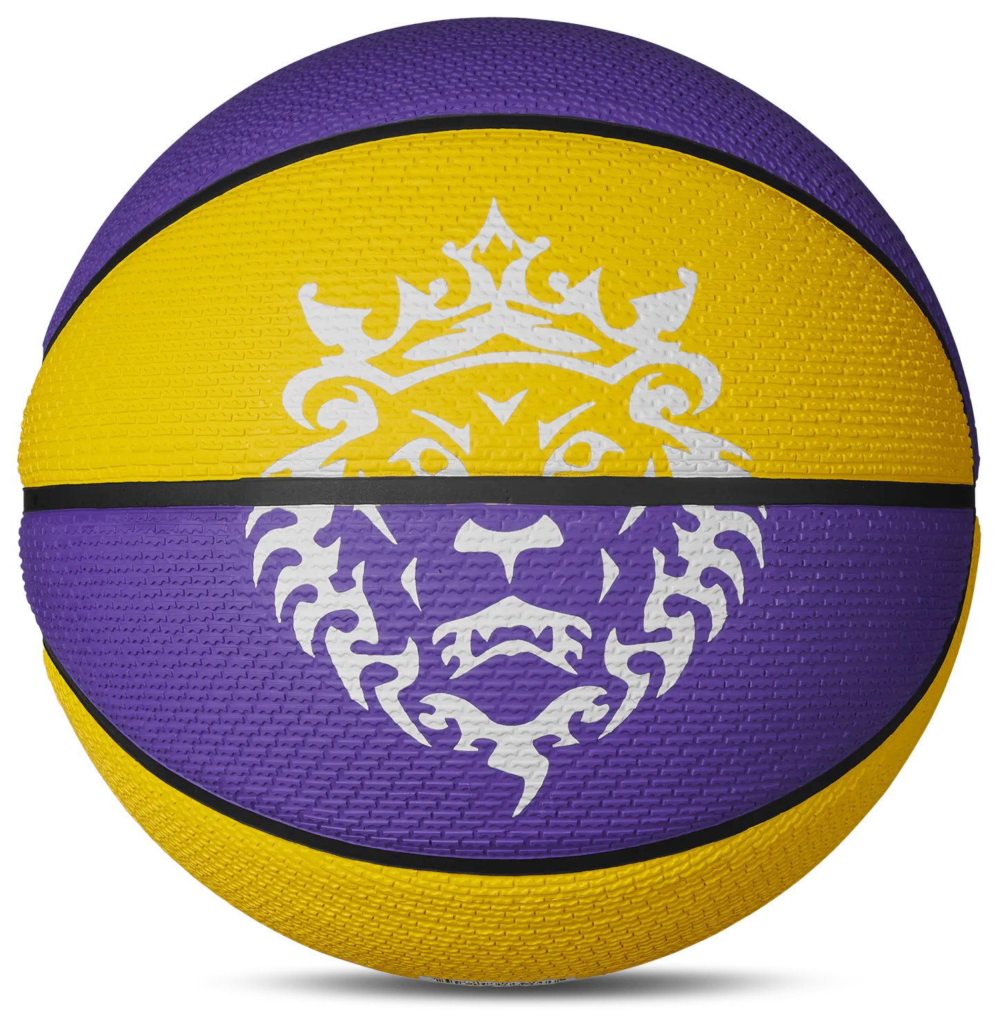 Nike Lebron Playground Basketball - Court Purple/Amarillo/Black - Image 2
