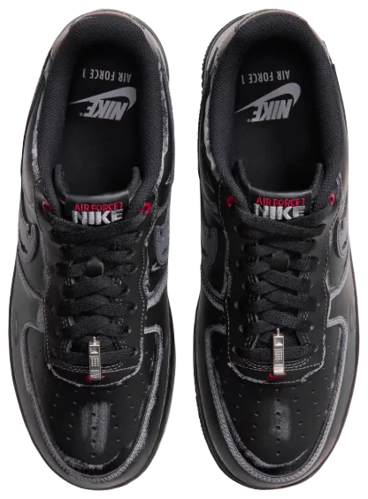 Nike Air Force 1 Low LE - Black/Gym Red/Summit White - Image 4