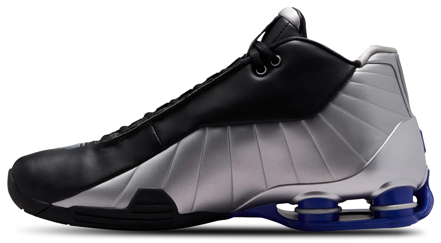 Nike Shox BB4 - Black/Blue/Silver - Image 2