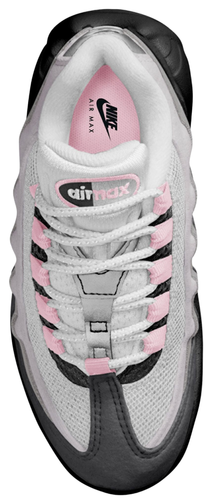 Nike Air Max 95 童款 - Pink Foam/Medium Grey/Black - Image 3