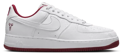Nike Kobe Air Force 1 Low - Team Red/White - Image 1
