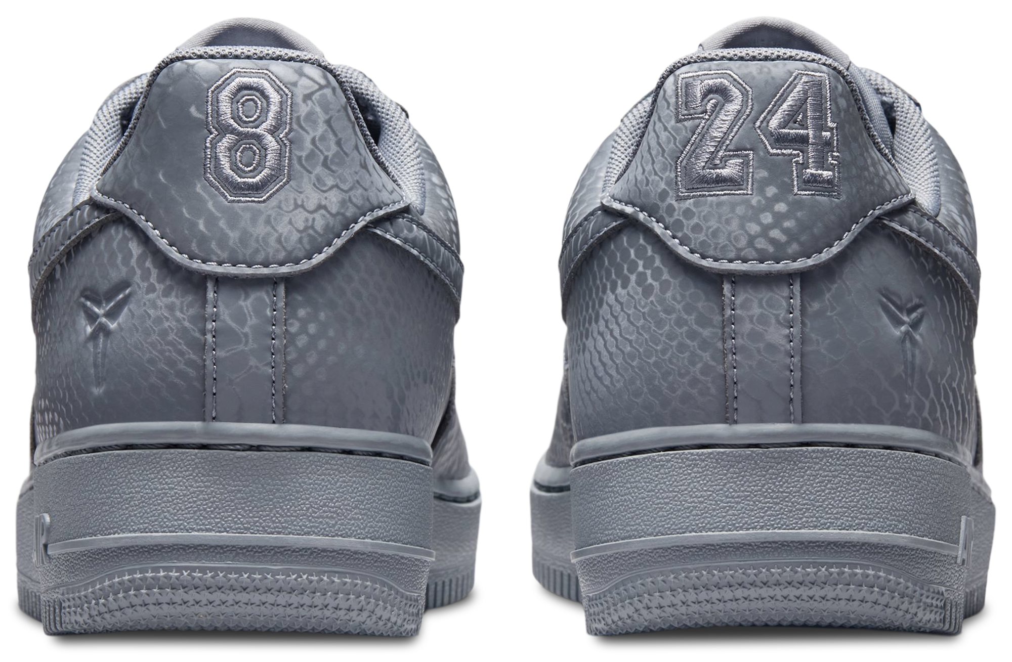 Nike Kobe Air Force 1 Low - Wolf Grey/Grey - Image 3