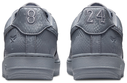 Nike Kobe Air Force 1 Low - Wolf Grey/Grey - Image 3