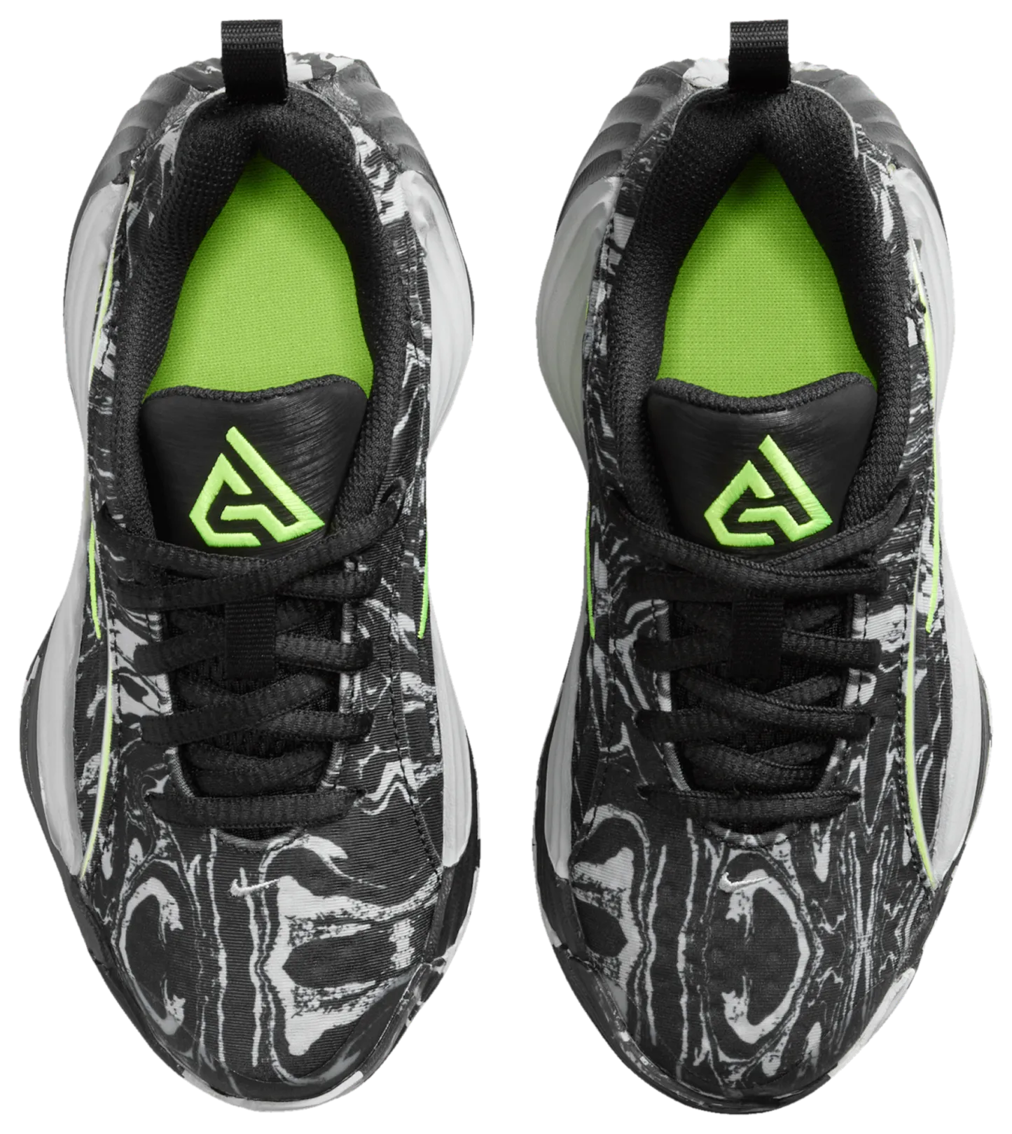 Nike Giannis Immortality 5 童款 - Black/Volt/Lt Smoke Grey - Image 4