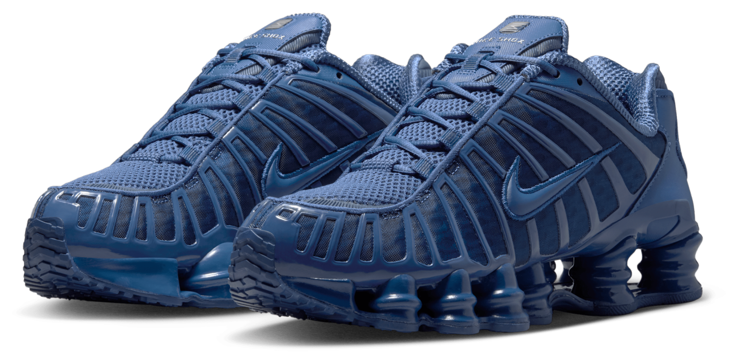 Nike Shox TL - Mtlc Silver/Mystic Navy/Mystic Navy - Image 6