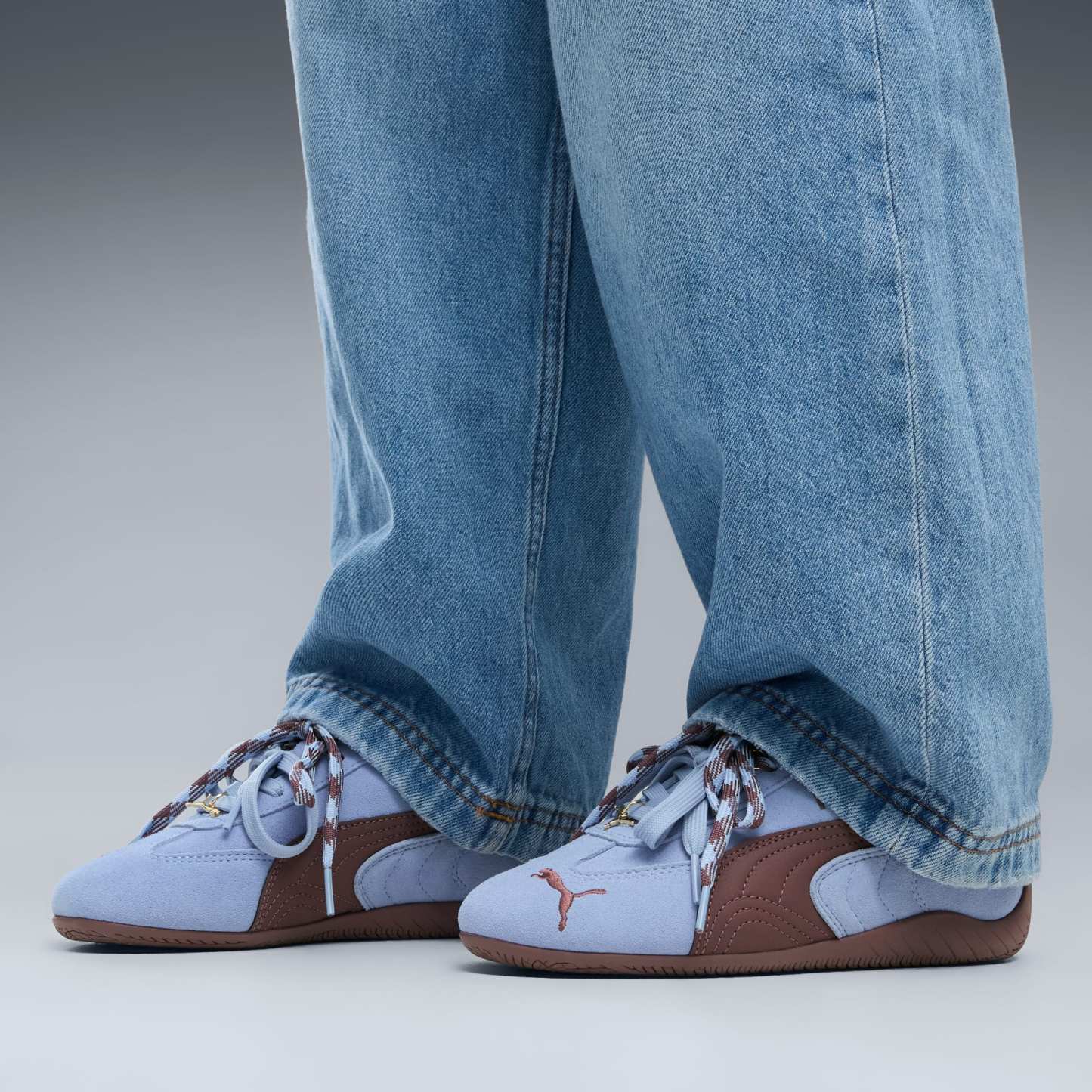 Speedcat Charmies Big Kids' Sneakers - Chambray Blue-Rich Cocoa - 2