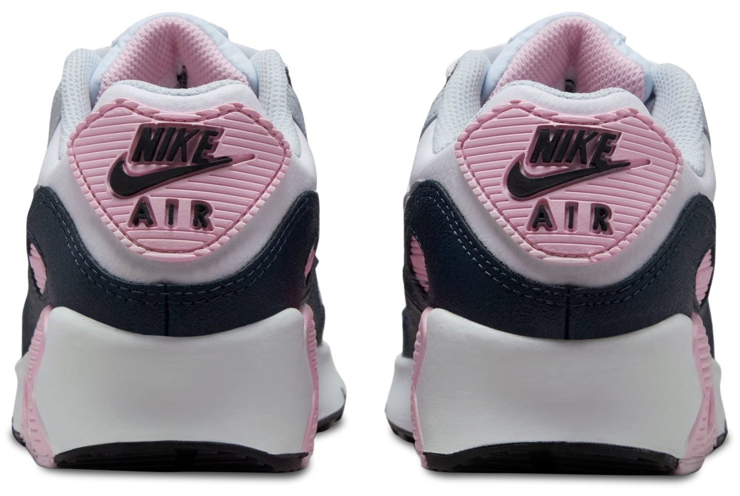 Nike Air Max 90 童款 - Grey/Pink - Image 3
