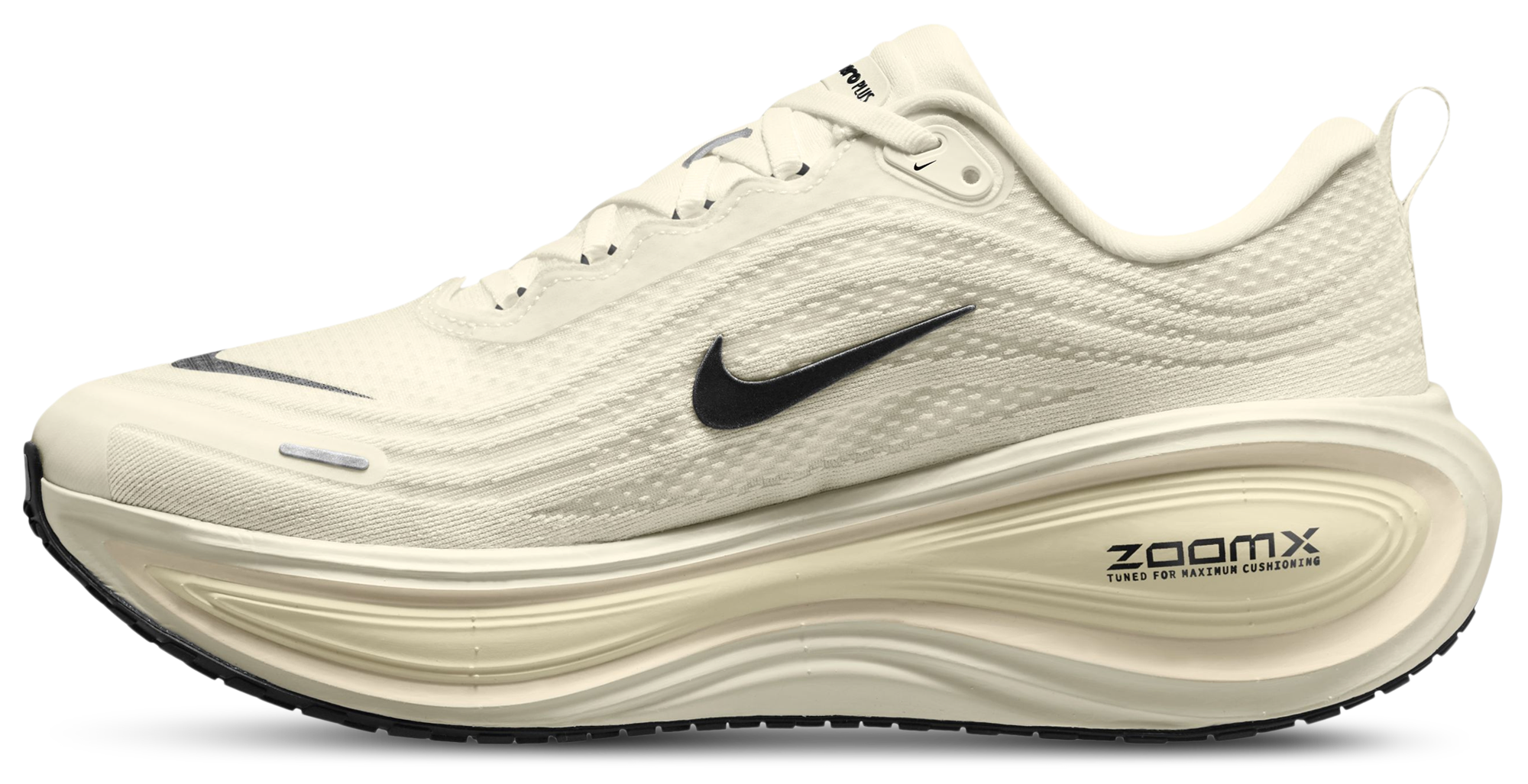 Nike Vomero Plus - White/White/Black - Image 2