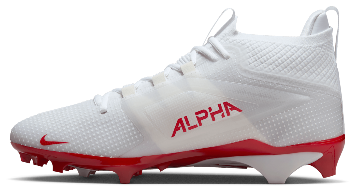 Nike Alpha Menace 4 Elite - Univ Red/White/Univ Red - Image 2