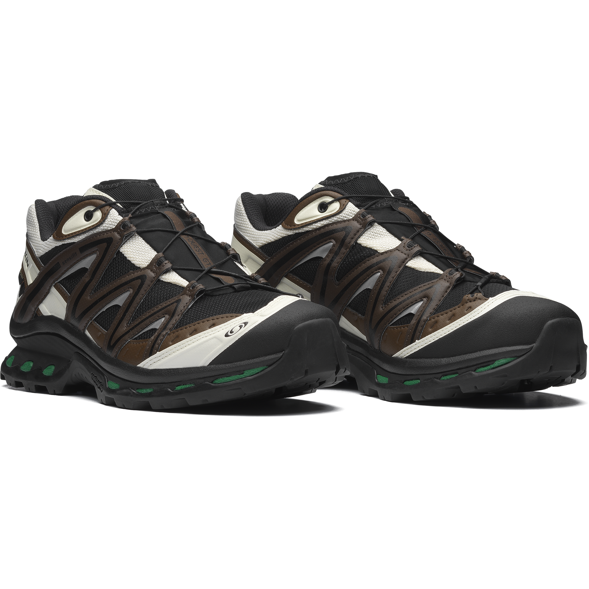 Salomon XT-QUEST GORE-TEX - Black / Delicioso / Green Jacket - View 3